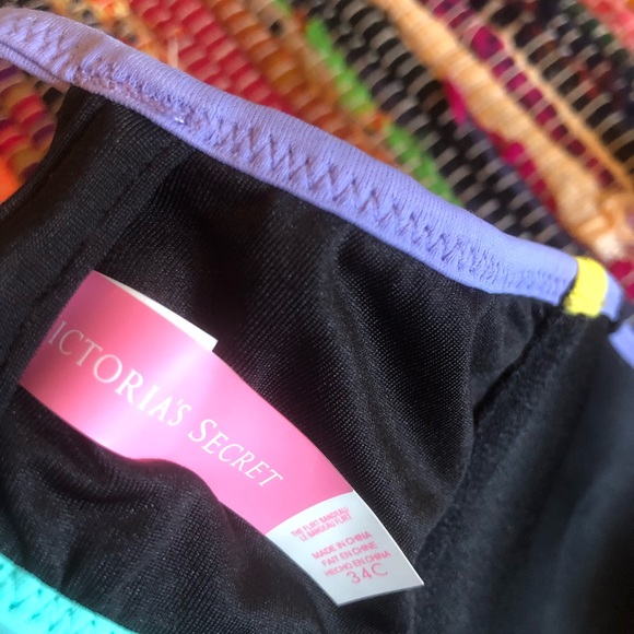 PINK RETRO ✨ Victoria Secret Bikini Top 34C - Picture 4 of 5